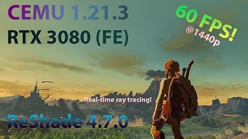 BOTW @1440p w/ Reshade(RTX) on RTX 3080FE, Ryzen 3800x, 64GB of 3200mhz Ram, and a 1TB Gen 3 M.2