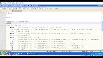 Como crear una tabla dinámica con php