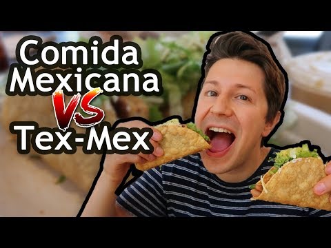 Vídeo: Cómo Diferenciar Entre Comida Tex-Mex Y Comida Mexicana Real