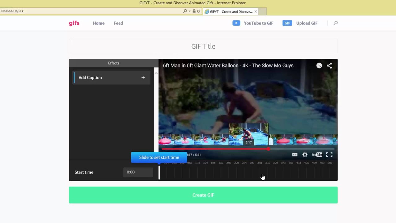 วิธีทำภาพ Gif จาก Youtube - Youtube