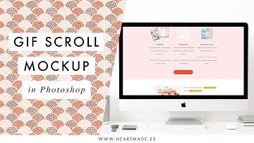 [Photoshop tutorial] Create a GIF scroll animation mockup to show your website