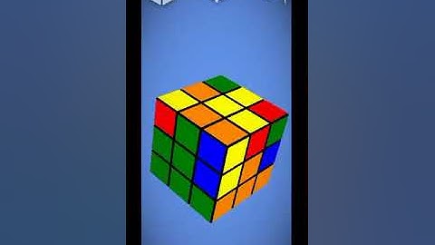 3*3 cube solving magic cube puzzle 3d game
