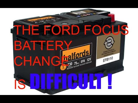 Unusually Difficult - How to Change the Start/Stop Battery on a Ford