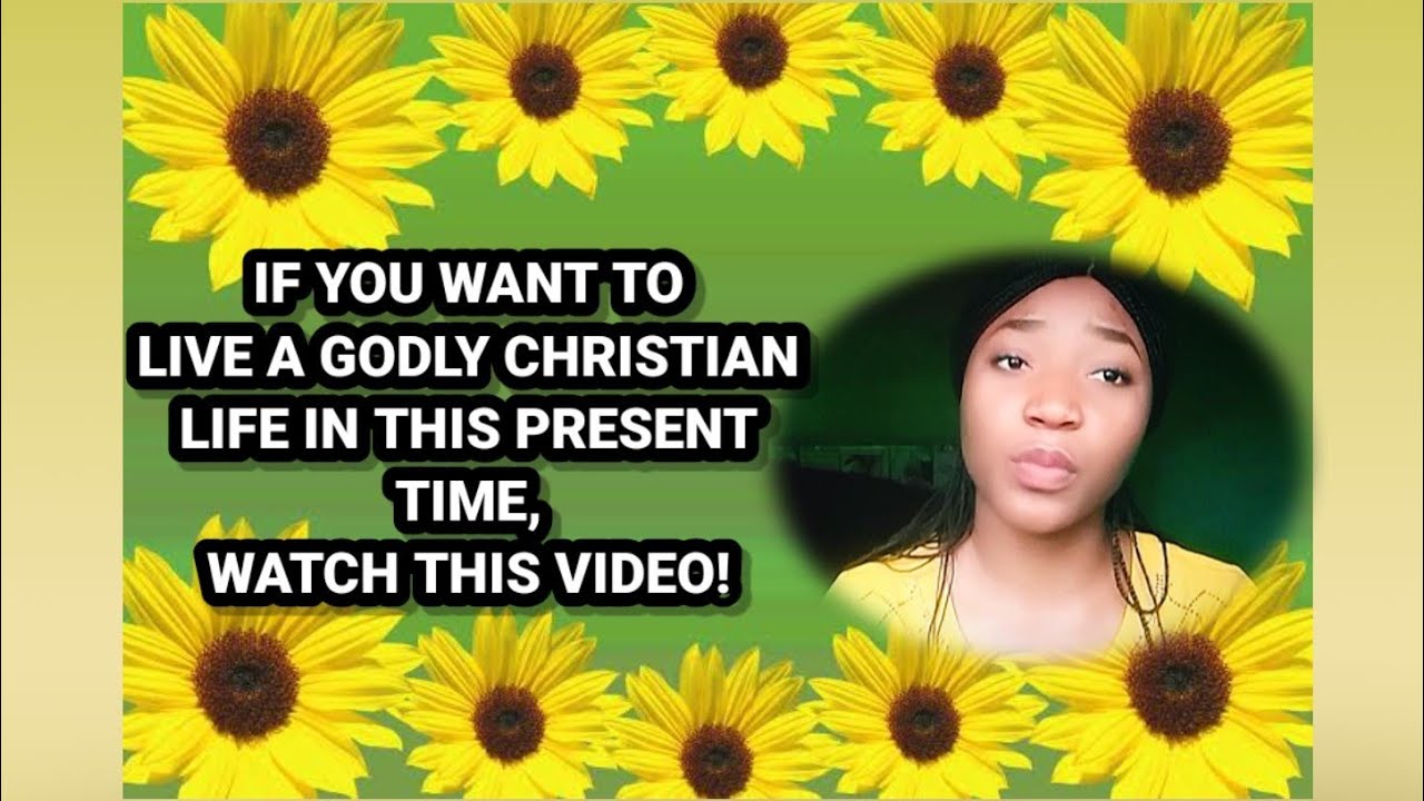 How To Live A Holy Life In This Present especially As A Christian