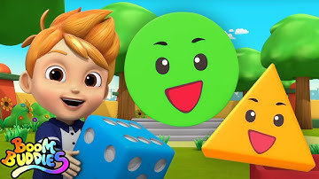 The Shapes Song | Learn Shapes | Nursery Rhymes for Toddlers | Preschool Learning Videos for Kids