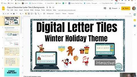 Making Words Letter Tiles