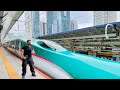 Indian traveling in japans fastest bullet train first class  hayabusa  360 kmph