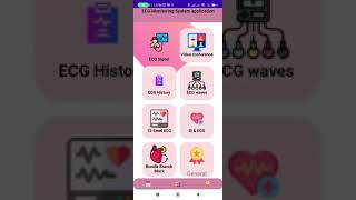 ECG Monitoring System Application in Android Studio screenshot 1
