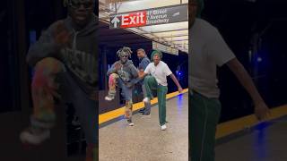 Dancing w/ Lisa Quama of DWP Academy in NYC Subway #amapiano #amapianodance #samusic