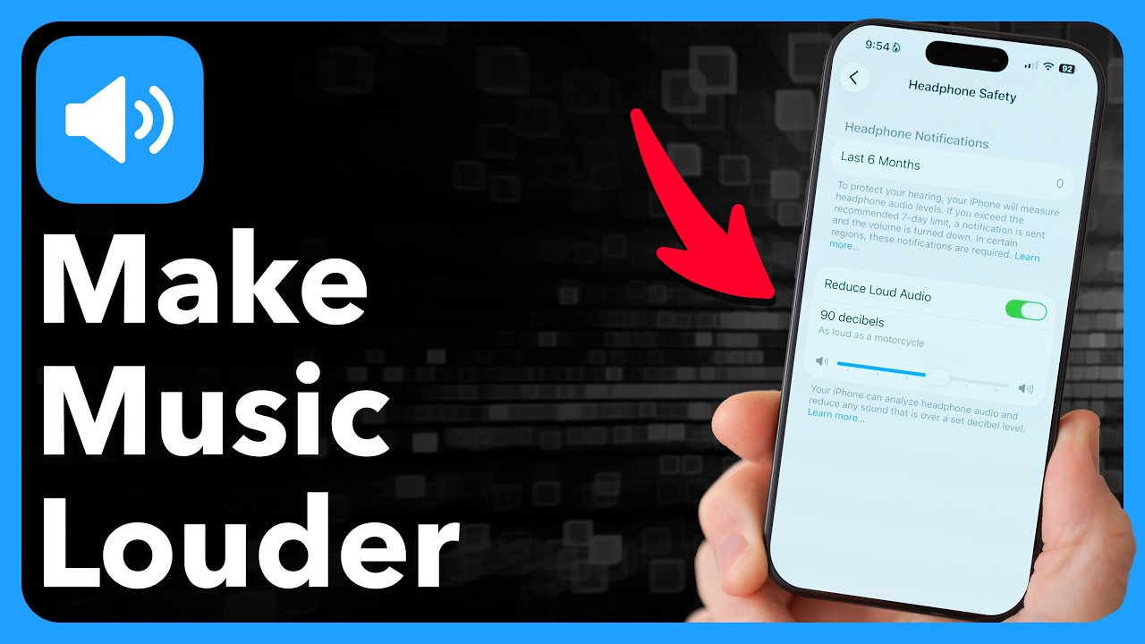 How To Make iPhone Music Louder Speakers And Headphones - YouTube