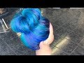 Blue and Teal Hair | Mannequin Hair color