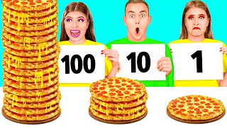 100 Слоев еды Челлендж | Смешные Ситуации от BaRaDa Challenge
