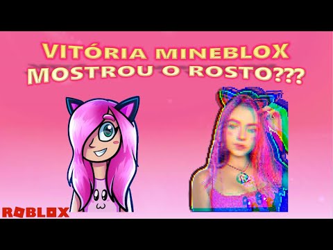 vitória mineblox na vida real rosto dela｜Pesquisa do TikTok