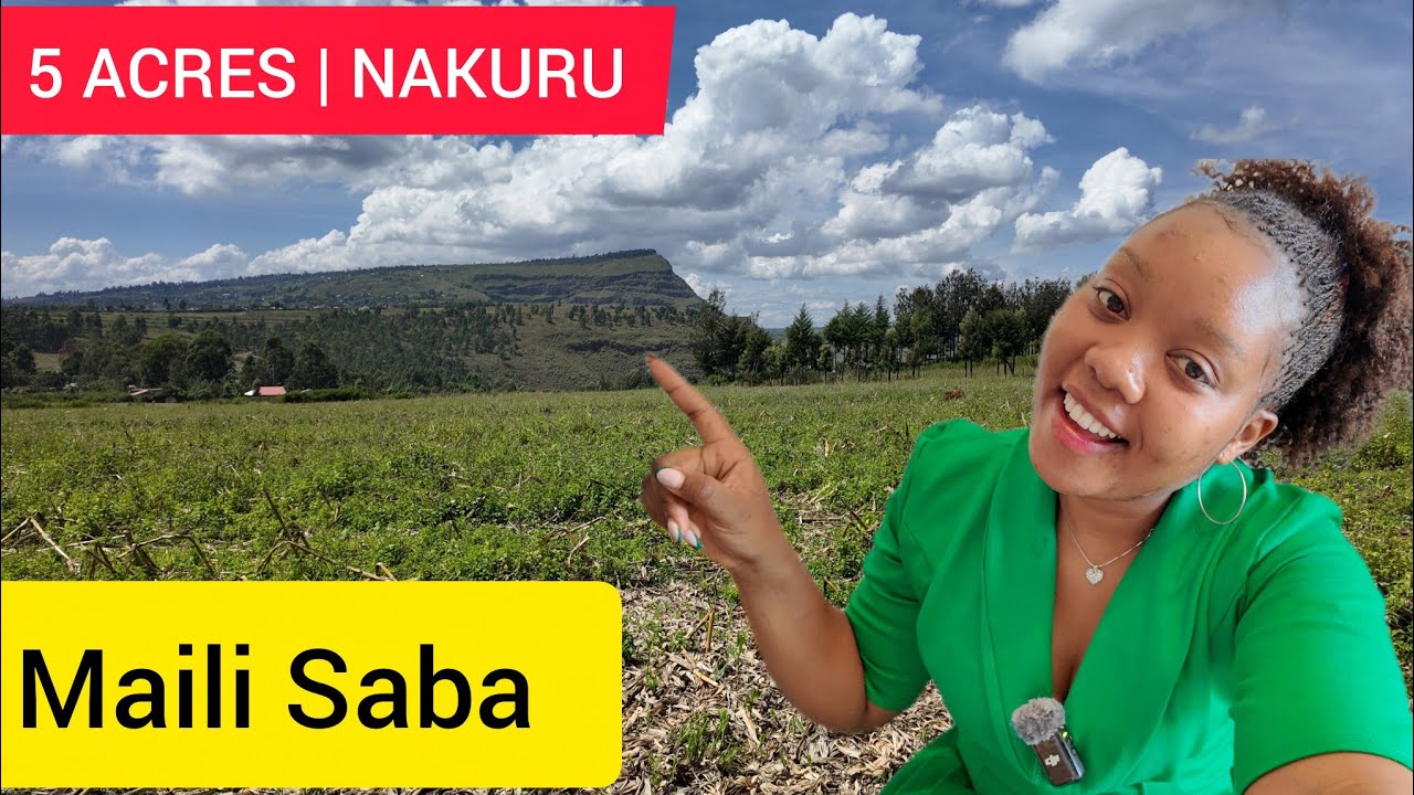 5 Acres for Sale in Nakuru Maili Saba | Menengai Crater Views | Ksh 8M Per Acre