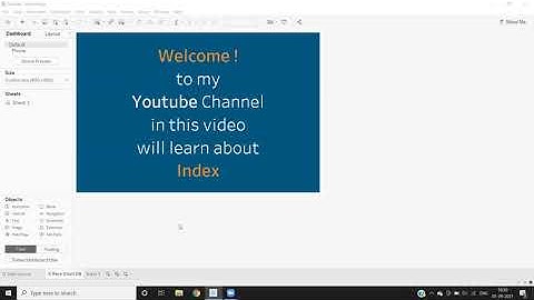 Tableau Tutorials - Tips and tricks: How to get Row number or Indexing in Tableau
