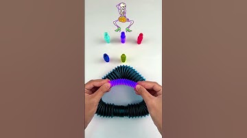 MINI Pop-tube Robot Style Creating ASMR #robot #relaxationsound #poptubes #asmrsound #satisfyingasmr