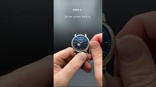 How to set your moon phase watch.