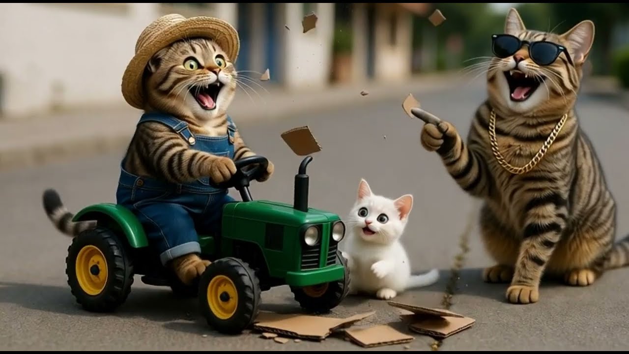 Cardboard Harvester Teased, Dad Builds Seed Robot. 