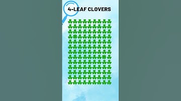 Find The 4-Leaf Clovers To Increase Your Luck! #shorts