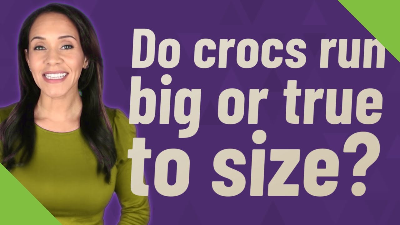 crocs fit true to size