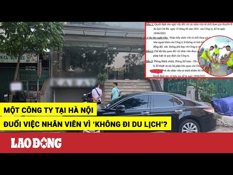 Công ty bất động sản tại Hà Nội đuổi việc nhân viên vì ‘không đi du lịch cùng cơ quan’? | BLĐ