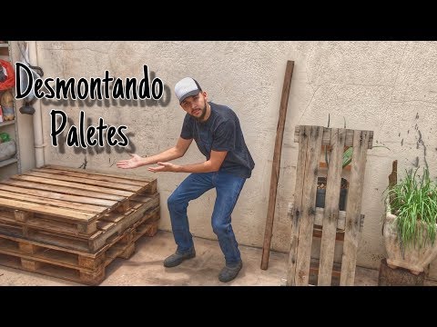 JEITO SIMPLES DE COMO DESMONTAR PALETES!