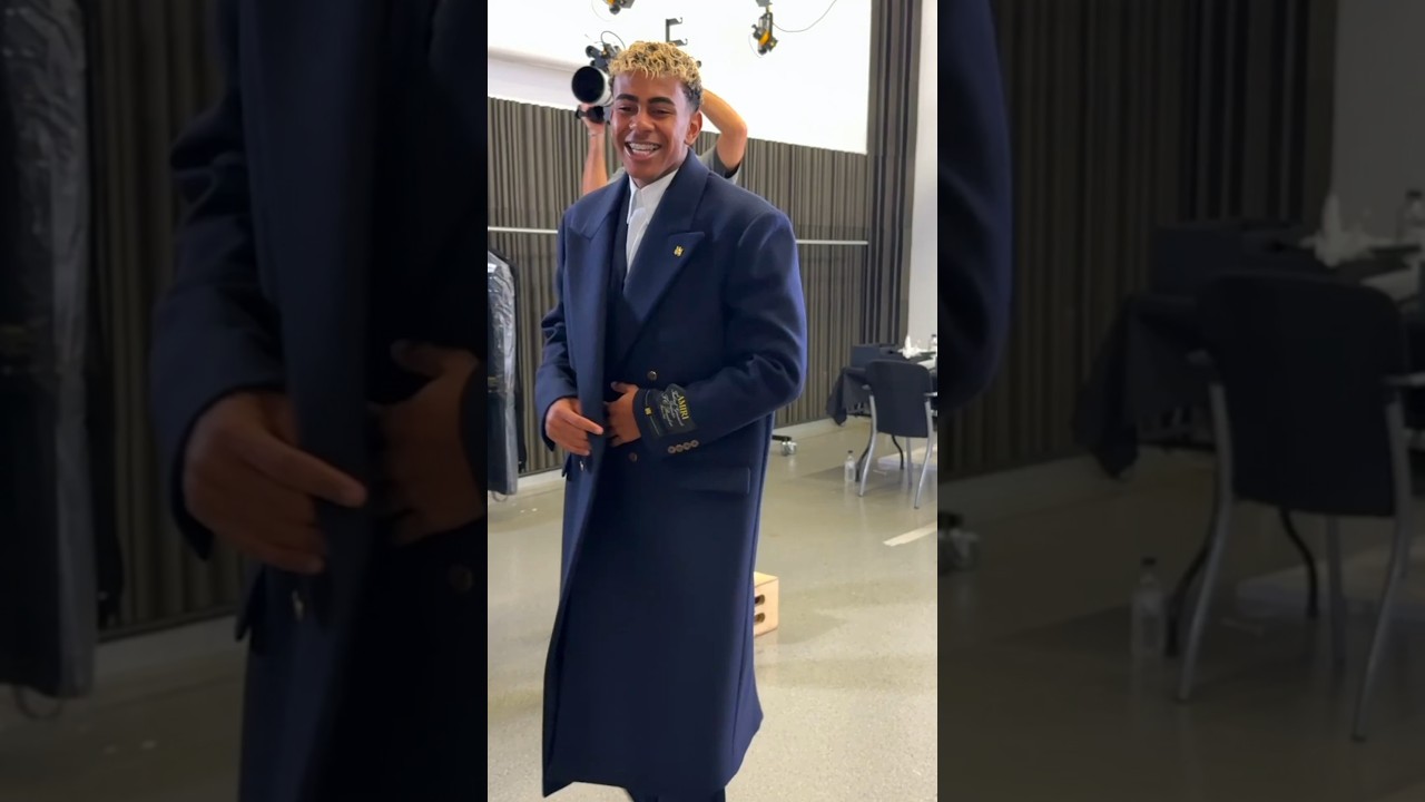 Our players try on and react to new AMIRI suits 😮‍💨 