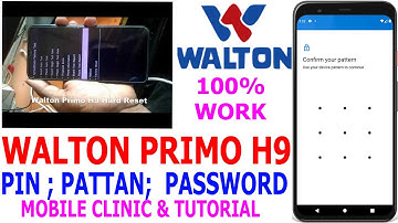 Walton Primo GH9 Hard Reset | Walton Primo GH9 Factory Reset Pin Pattern Password Remove/Unlock