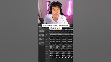 producers 1 week on fl studio 😭✌️ #flstudio #shorts #musicproducer