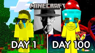 I Spent 100 Days as OPPENHEIMER in MODDED Minecraft, Here's How it Went...