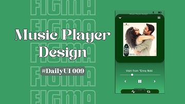 Daily UI Design Challenge | Part 009 | Music Player Design #figma #uichallenge #uidesigner