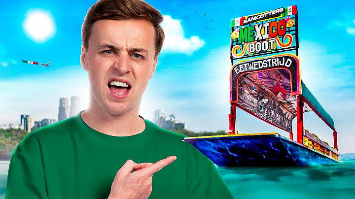 BANKZITTERS MEXICO EETWEDSTRIJD OP EEN BOOT