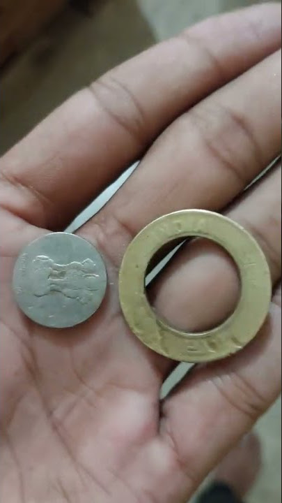 I found a broken 10 rs coin 😲| आपने भी देखा है क्या❓️😅#shorts #ytshorts #trending #brokencoin