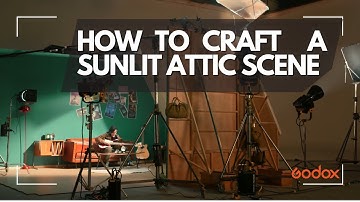 How to Craft a Sunlit Attic Scene? 🌞Godox MG2400Bi Promo Video Lighting Breakdown