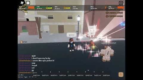 [YBA] Me and the boys using lucky arrows