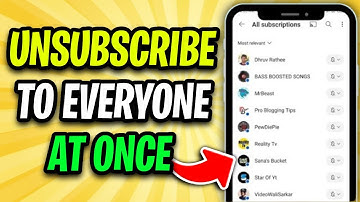 How to Unsubscribe All Subscribed Channels on YouTube At Once (2025)