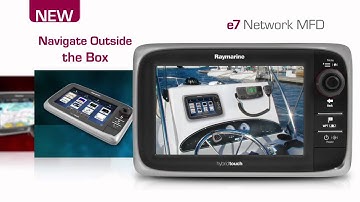 Marine navigation equipment Raymarine e7 Show Reel