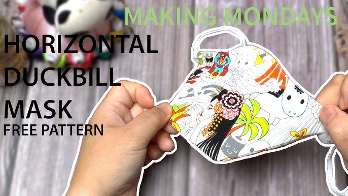 Horizontal Duckbill Mask (MM27) Free PDF Pattern 口罩紙樣 - YouTube horizontal-duckbill-mask-mm27-free-pdf-pattern-youtube