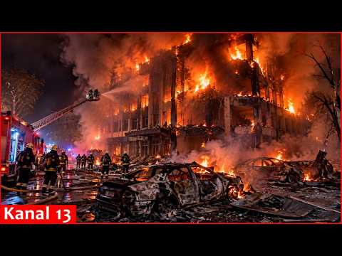Five injured in Russian strike on Zaporizhzhia as fires engulf buildings