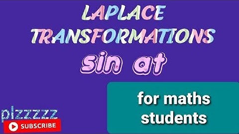 laplace transform of  sinat bca bsc ele sem 1