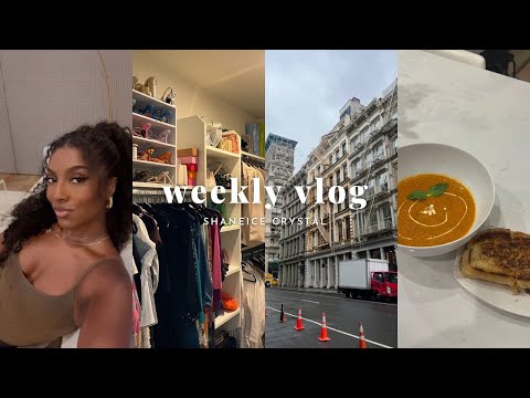 WEEKLY VLOG | I'm Back, 48 Hrs in New York, Closet Makeover, Cook Tomato Soup w/ Me!