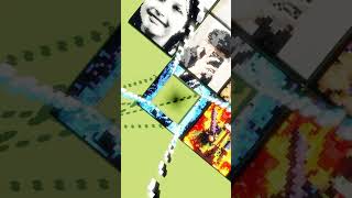 Satisfying Minecraft Pixel Art part 765 #shorts #gaming #sandart