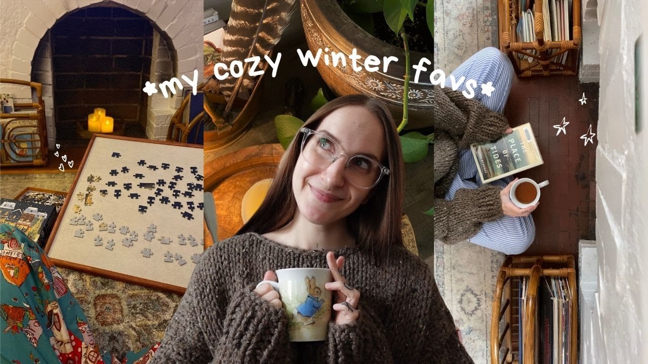 weekly report: my cozy winter favourites!☁️🎨