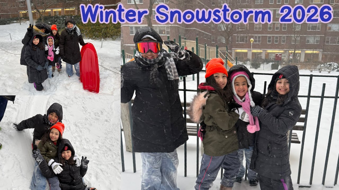 We had so much sledding! Winter Snowstorm 2026!