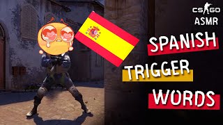 🌜ASMR CS:GO 👄 SPANISH TRIGGER WORDS 👄 Soft Whispering, Keyboard Clicky Sounds screenshot 1