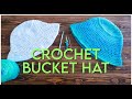 Crochet A Bucket Hat with Me - Fast and Easy Hat