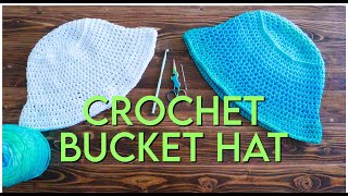 Crochet A Bucket Hat with Me  Fast and Easy Hat
