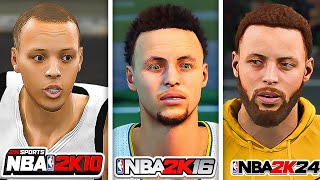 Hitting A Half Court Shot W/ Stephen Curry On Every NBA 2k