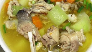 How To Cook Chicken Soup With Mixed Vegetable Cambodian Homemade Food