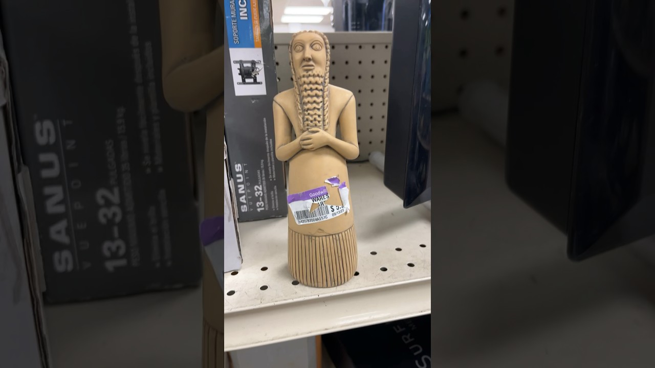 SUMERIAN FIGURE @ GOODWILL 